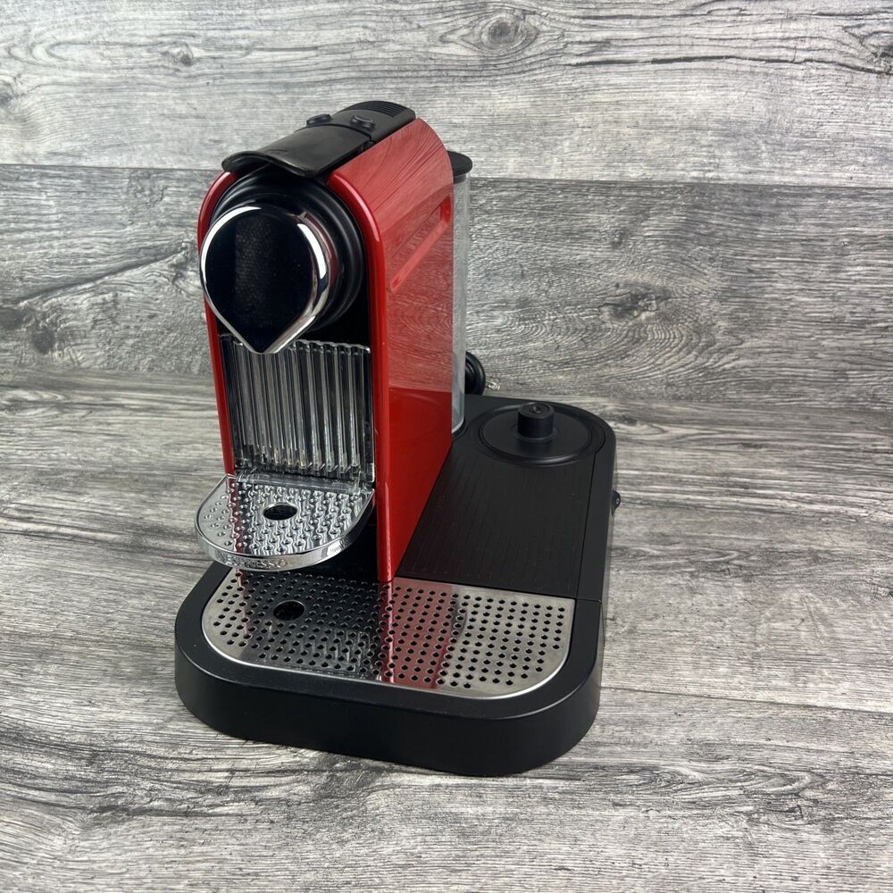 Nespresso Citiz Milk C120 Coffee Machine Kitchen Counter Top Milk NO Frother Red